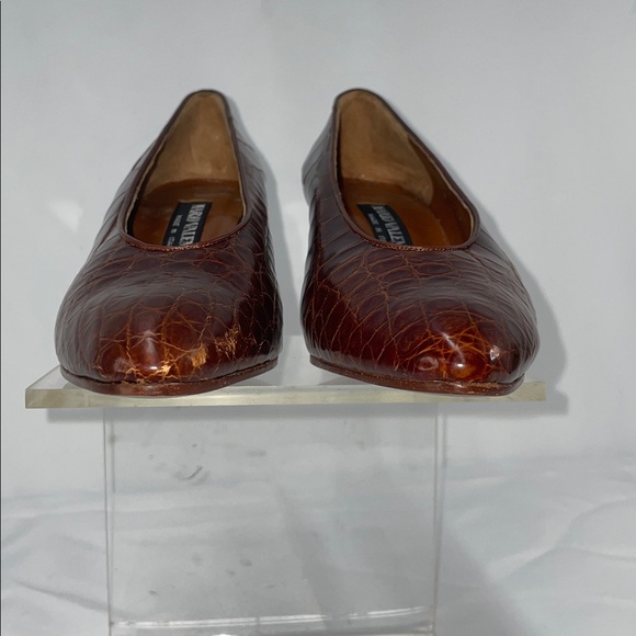 MARIO VALENTINO ITALIAN GENUINE CROCODILE PUMPS FTL-03-132 - Picture 4 of 11